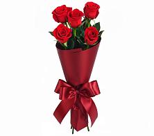 Букет 5 Красных роз Эдлесс Лав в Кагальнике