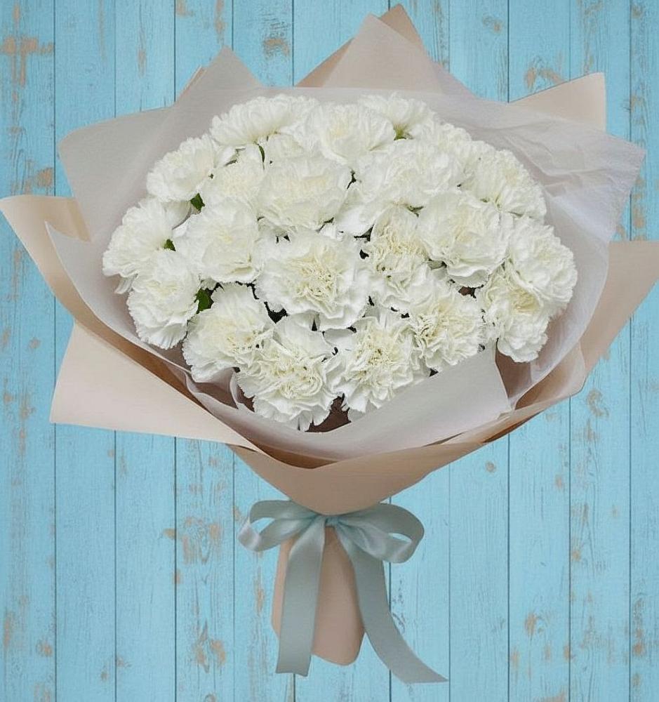 Букет цветов из: Гвоздики в Кагальнике