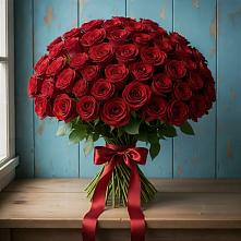 Букет Красные розы Блэк Меджик в Кагальнике