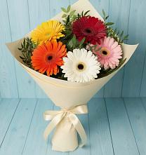 Букет цветов из:  Герберы в Кагальнике