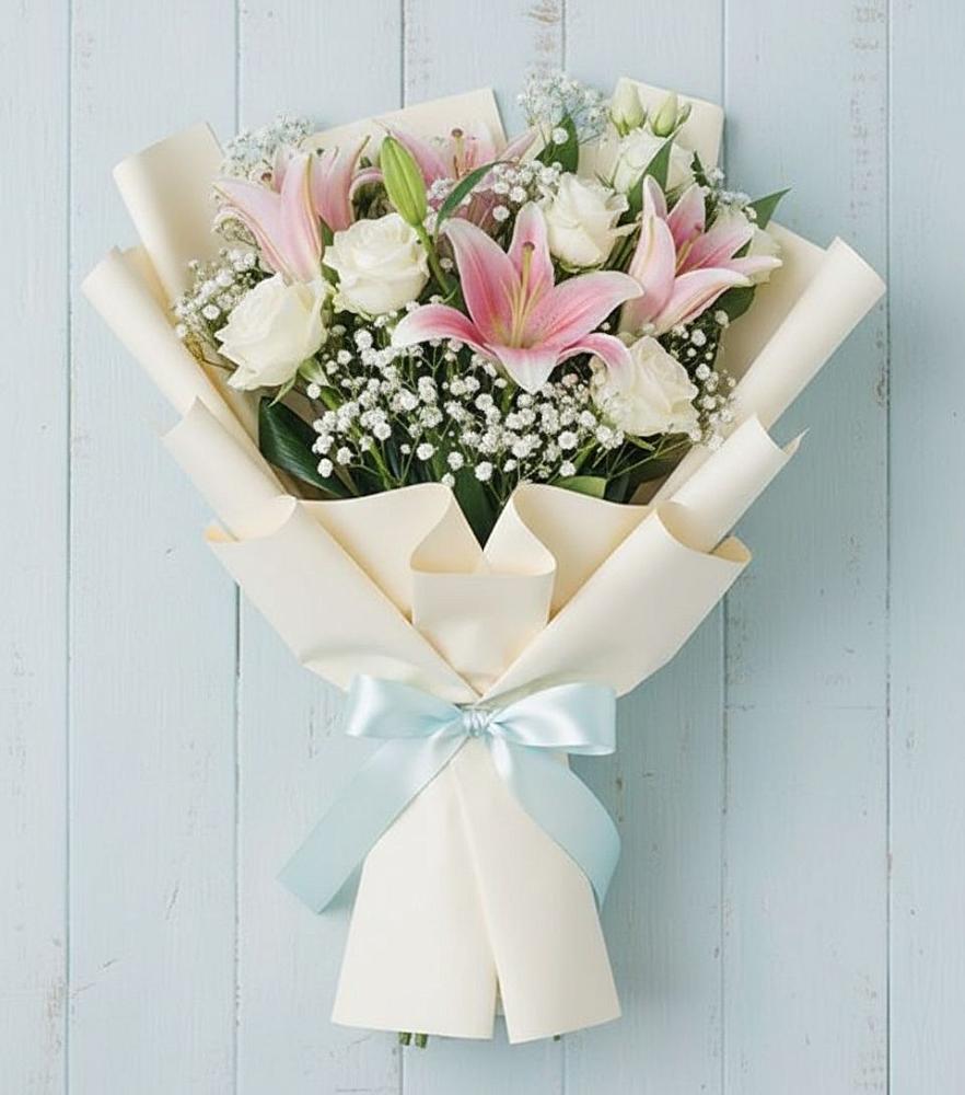 Букет цветов из: Лилии в Кагальнике