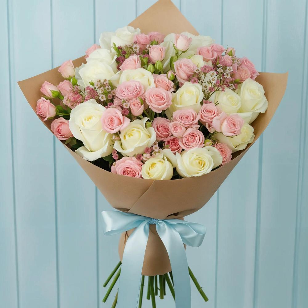 Букет цветов из: Розы в Кагальнике