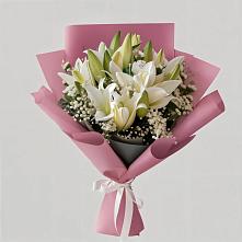Букет цветов из:  Лилии в Кагальнике