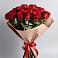 Букет 15 Красных роз Эдлесс Лав в Кагальнике