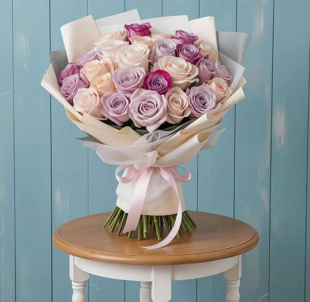 Букет цветов из: Розы в Кагальнике