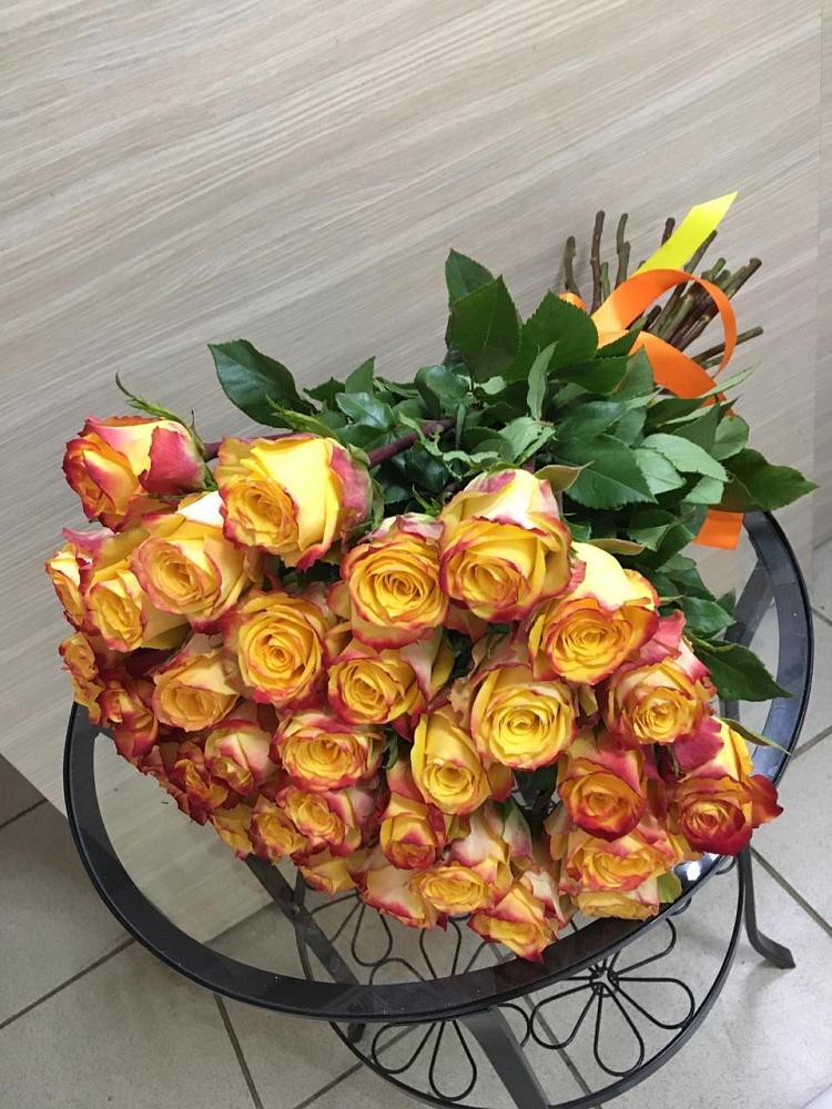 Букет Желтые розы в Кагальнике