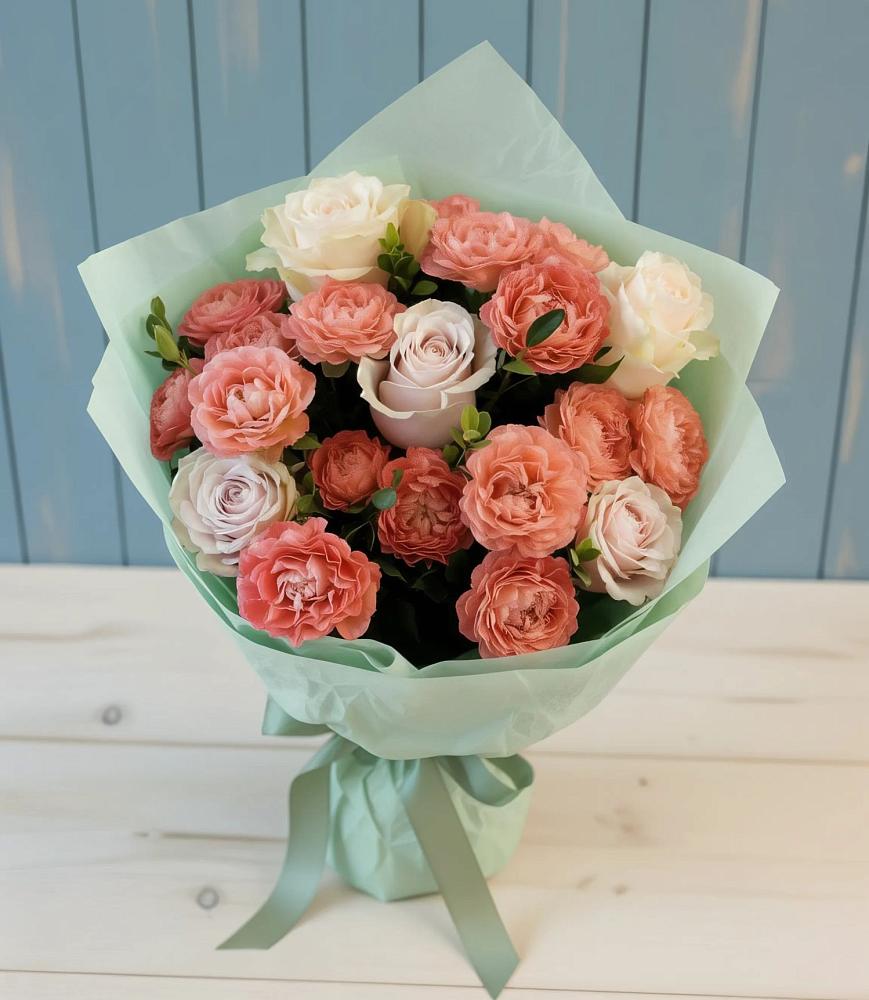 Букет цветов из: Розы в Кагальнике