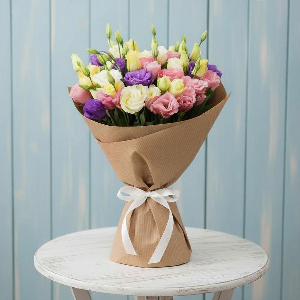 Букет цветов из: Лизиантусы в Кагальнике