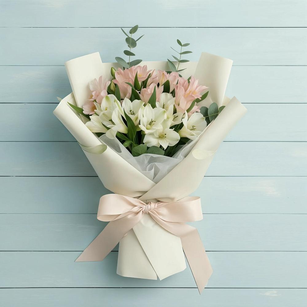 Букет цветов из: Альстромерии в Кагальнике