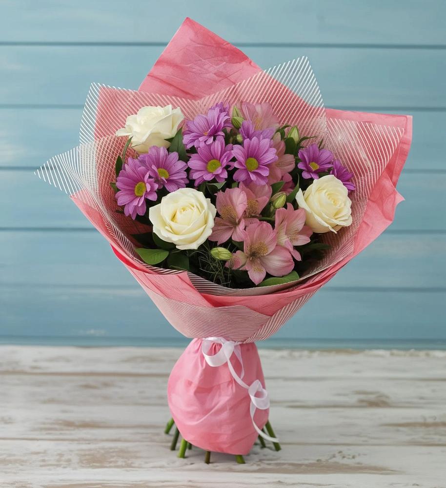 Букет цветов из: Герберы в Кагальнике