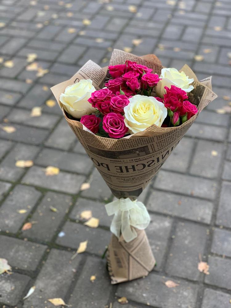 Букет цветов из: Розы в Кагальнике