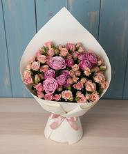 Букет цветов из:  Розы #REPLACE_PRED# Кагальнике