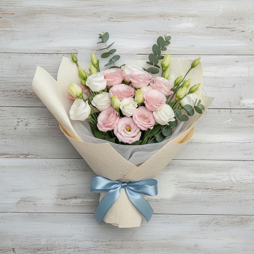 Букет цветов из: Лизиантусы в Кагальнике